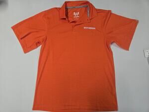 Whataburger Employee Uniform Polo Shirt Orange Mens Small